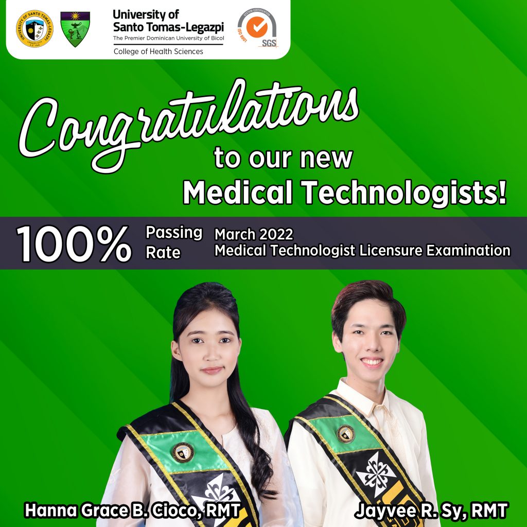 March 2022 Medical Technologist Licensure Examination University of