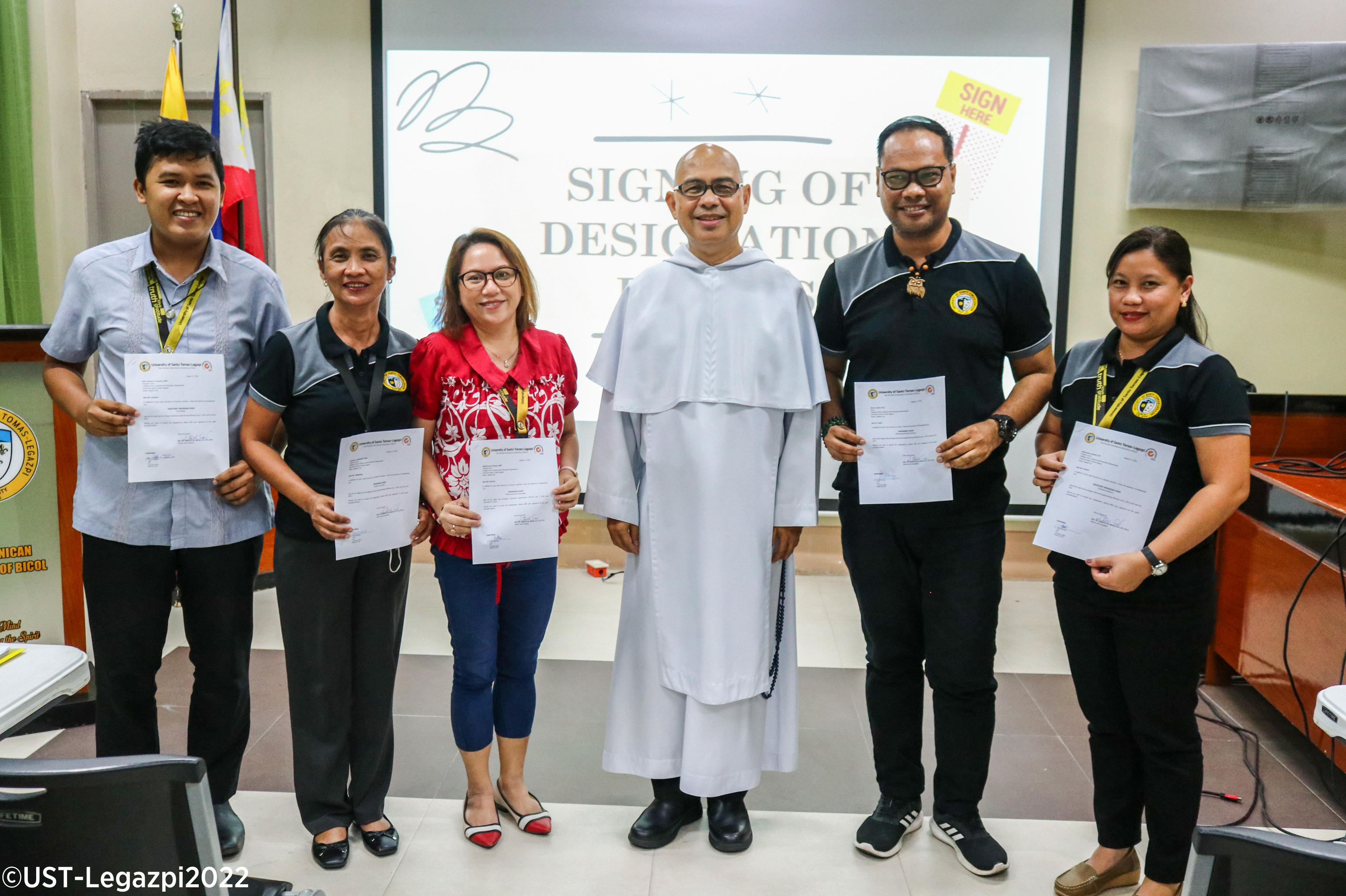 PROGRAM CHAIRS SIGNING OF DESIGNATION AND ORIENTATION 2022