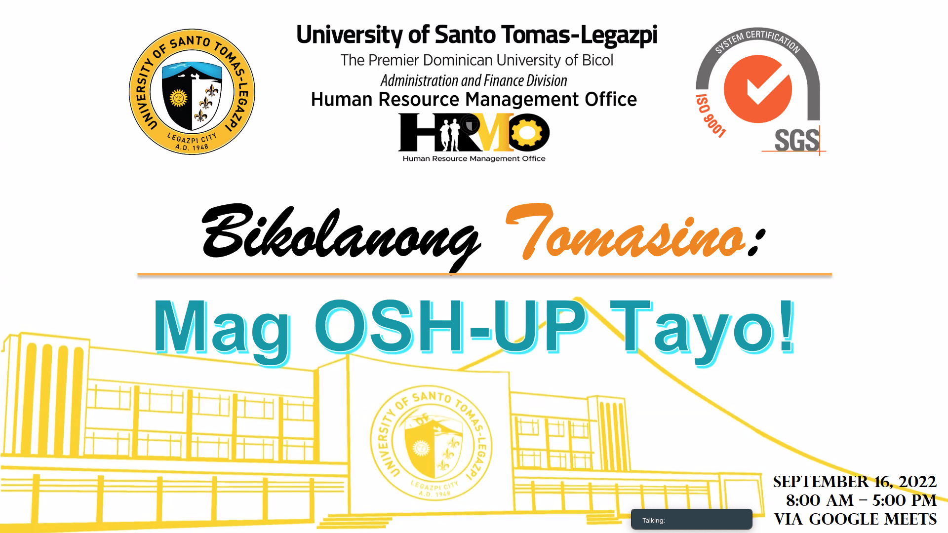 BIKOLANONG TOMASINO, MAG OSH-UP TAYO!