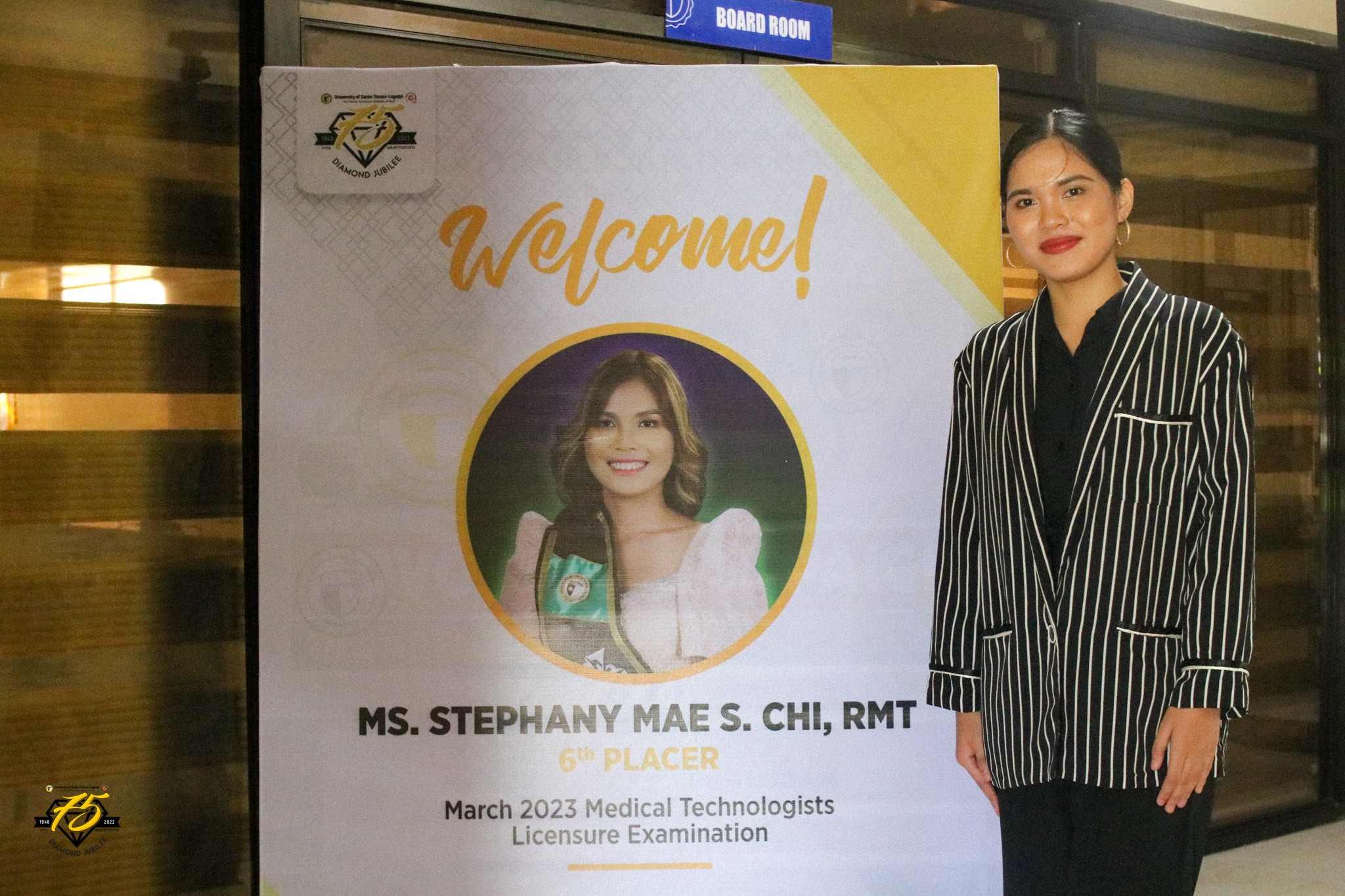 COURTESY CALL: STEPHANY MAE S. CHI, 6TH PLACER, MARCH 2023 MEDICAL TECHNOLOGISTS LICENSURE EXAMINATION